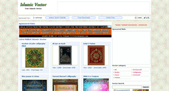 Desktop Screenshot of islamicvector.com