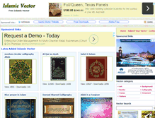 Tablet Screenshot of islamicvector.com